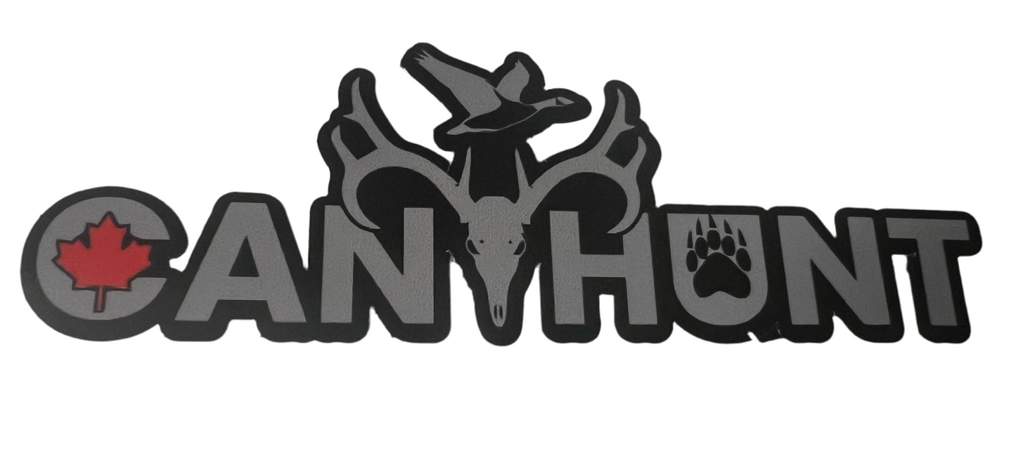 Sticker Large 10" Can Hunt Sticker